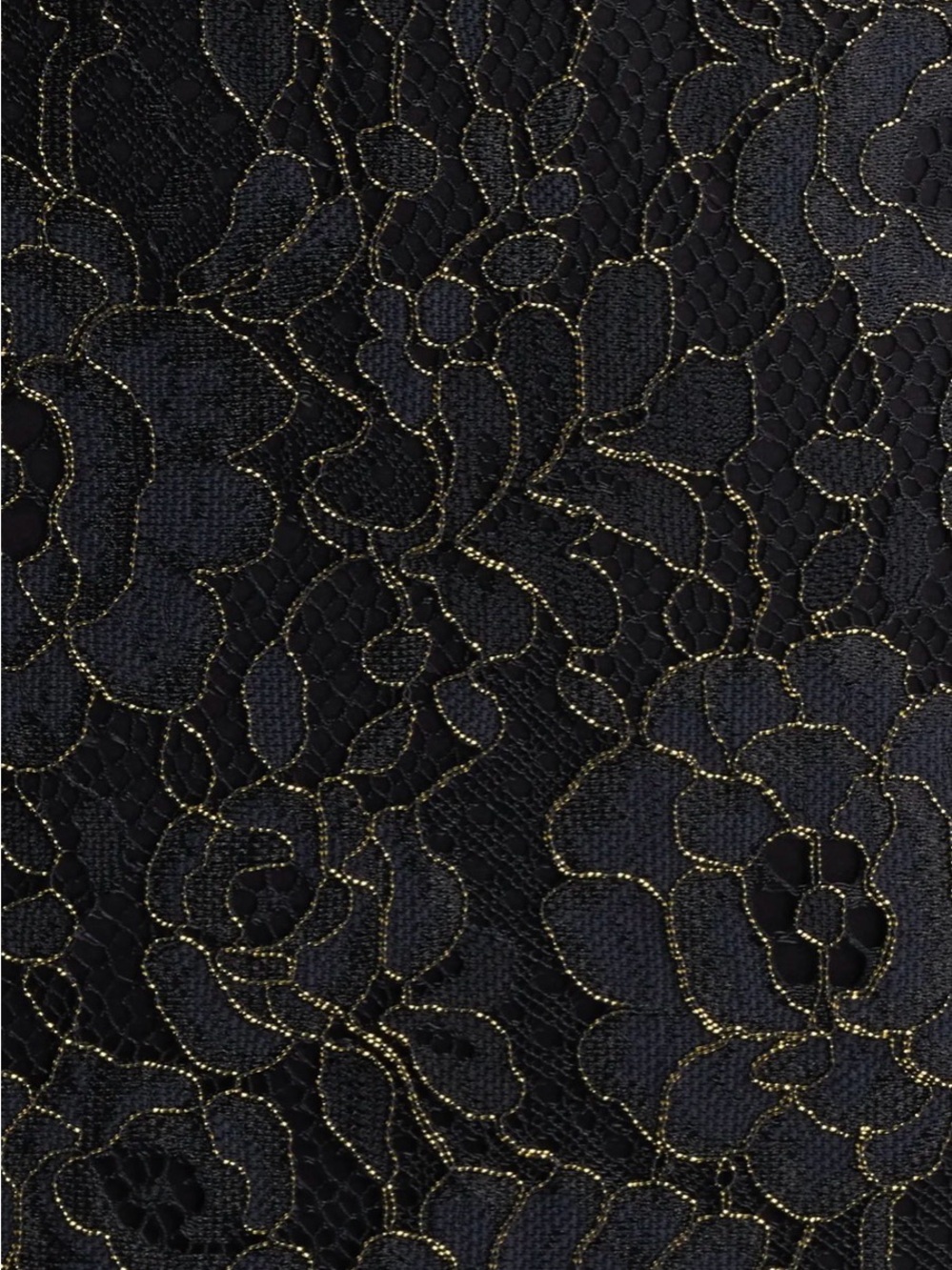 Eliza J Metallic Floral Embroidery Gown - Picture 5 of 5